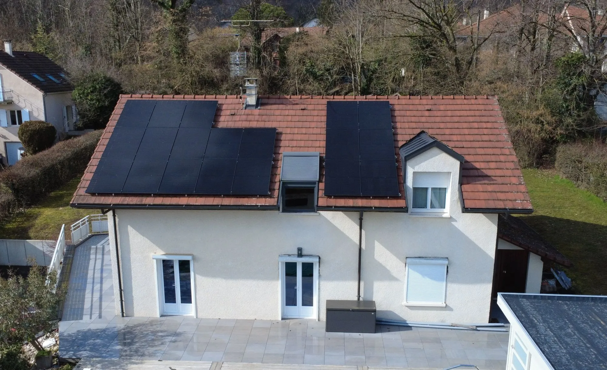 Installation_photovoltaique_Energie_verte_solutions Photo d'une installation photovoltaïque à Sergy