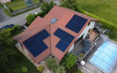 Installation photovoltaïque de 7 kWc en autoconsommation sur une villa située à Gilly sur Isère (73).