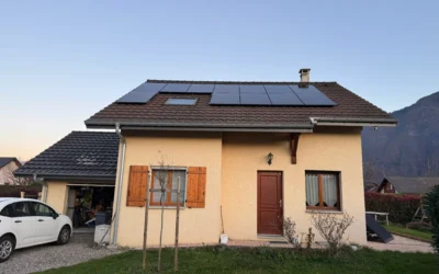Installation panneaux photovoltaïques et stockage virtuel à Bourgneuf (73)