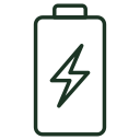 Icône illustration charge de batterie