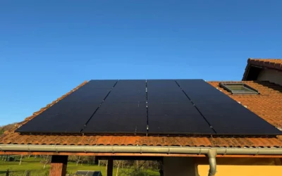 Installation système photovoltaïque et borne de recharge véhicule électrique à Vinay (38)