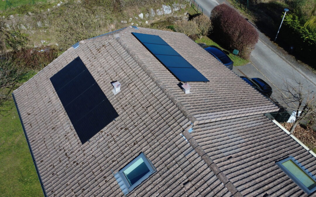 Installation 8 panneaux solaires Trina Vertex S à Farges Pays de Gex Ain