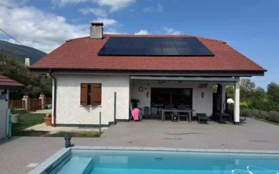 Installation panneaux photovoltaïques et passage au stockage virtuel à Thoiry (01)