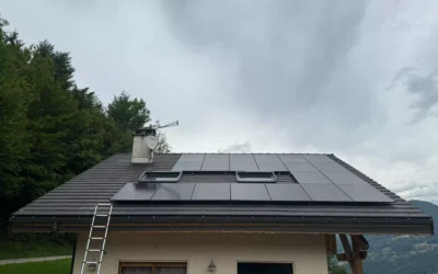 Installation panneaux photovoltaïques et stockage virtuel à Pallud (73)
