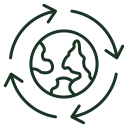 Icône illustration économique et écologique